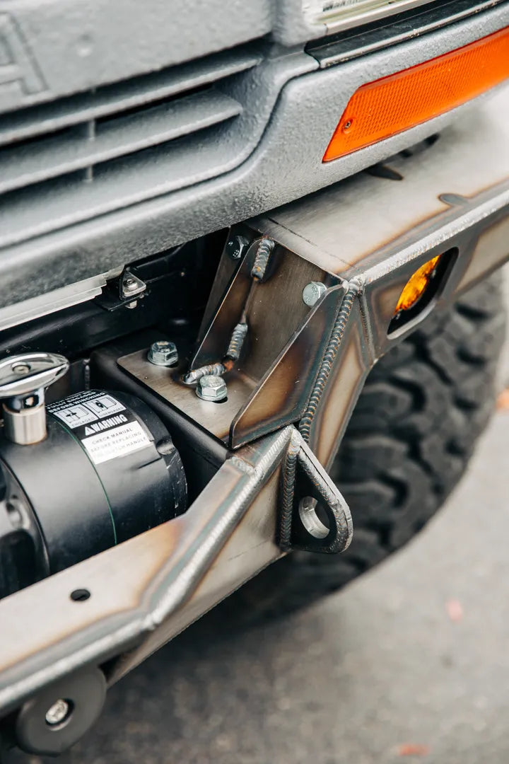 Customize 80 Series Land Cruiser Front Bumper - Wings