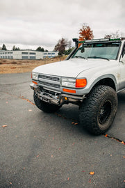 Best 80 Series Land Cruiser Front Bumper – Winch Cradle