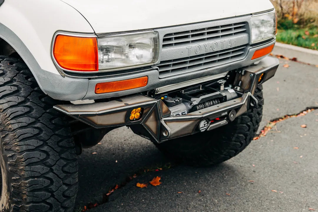 High-Quality 80 Series Land Cruiser Front Bumper – Winch Cradle