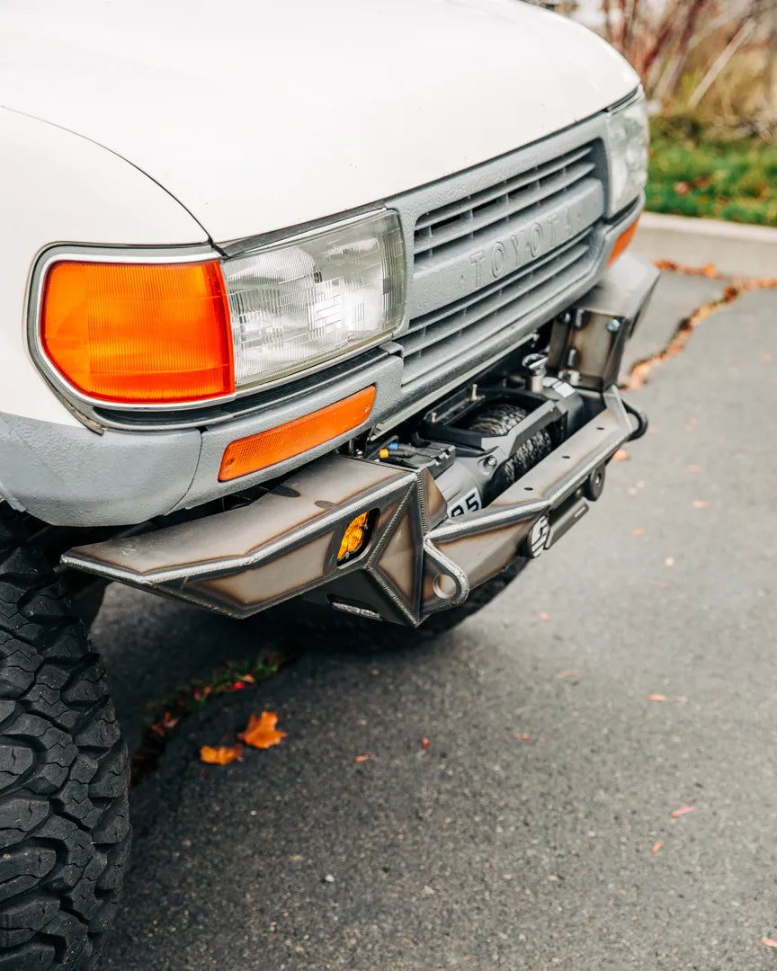 Heavy Duty 80 Series Land Cruiser Front Bumper – Winch Cradle